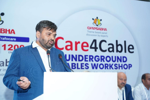 Mr. Umesh Soni making presentation at the event