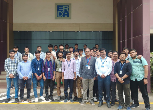 Glimpse of students’ visit at ERDA