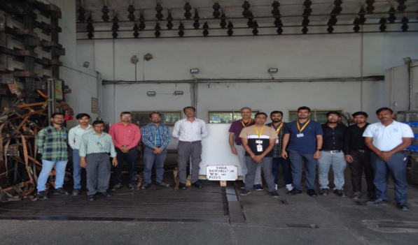 ERDA experts with officials from EATON USA and EATON INDIA at Short Circuit Lab, Savli